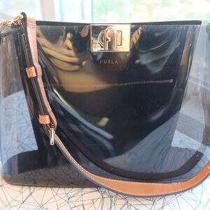 Furla Transparent-Panel Shoulder Bag